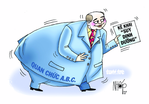Kê khai tài sản bịt mắt bắt dê - Ảnh 1. Kê khai tài sản bịt mắt bắt dê - Ảnh 1.