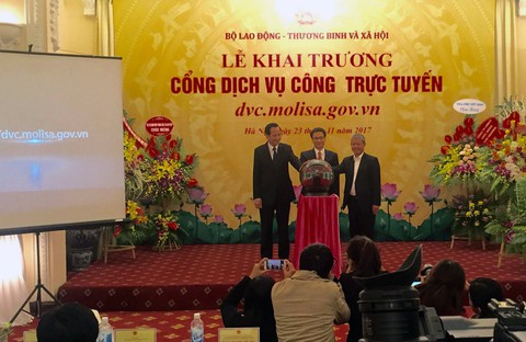 Khai trương cổng dịch vụ công trực tuyến về LĐ-TB-XH - Ảnh 1. Khai trương cổng dịch vụ công trực tuyến về LĐ-TB-XH - Ảnh 1.