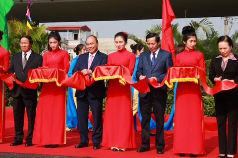 Thủ tướng dự lễ khánh thành hai dự án trọng điểm của Hải Phòng - Ảnh 1. Thủ tướng dự lễ khánh thành hai dự án trọng điểm của Hải Phòng - Ảnh 1.
