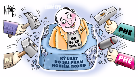 Lại đùa khi kỷ luật giám đốc Sở Xây dựng Thanh Hóa - Ảnh 1. Lại đùa khi kỷ luật giám đốc Sở Xây dựng Thanh Hóa - Ảnh 1.