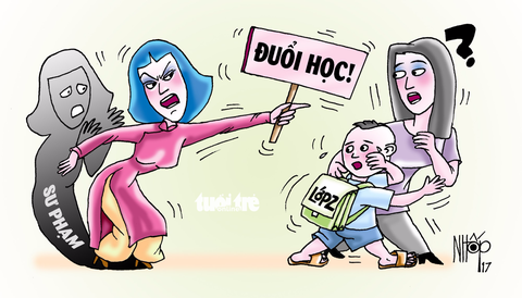 Kỷ luật buộc trẻ lớp 2 nghỉ học - Ảnh 1. Kỷ luật buộc trẻ lớp 2 nghỉ học - Ảnh 1.