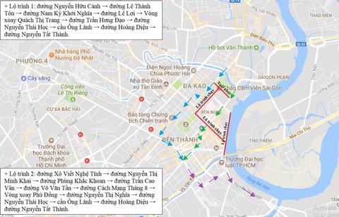 TP.HCM cấm xe nhiều đường để tổ chức giải marathon - Ảnh 2. TP.HCM cấm xe nhiều đường để tổ chức giải marathon - Ảnh 2.