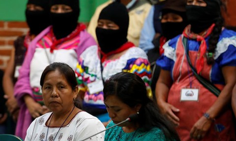 Một phụ nữ thổ dân chạy đua chức tổng thống Mexico - Ảnh 1. Một phụ nữ thổ dân chạy đua chức tổng thống Mexico - Ảnh 1.