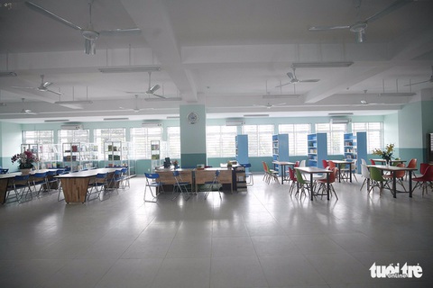 Trường học TP.HCM trang bị phòng Gym, nhà thi đấu cho năm học mới - Ảnh 13.
