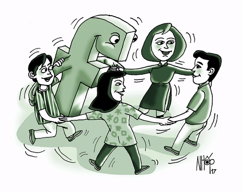 Cô, trò và... Facebook! - Ảnh 1. Cô, trò và... Facebook! - Ảnh 1.