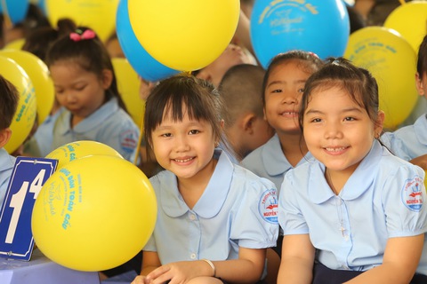 Những trường đầu tiên ở TP.HCM khai giảng năm học mới - Ảnh 5. Những trường đầu tiên ở TP.HCM khai giảng năm học mới - Ảnh 5.