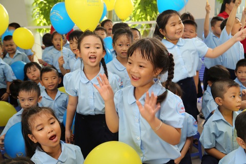Những trường đầu tiên ở TP.HCM khai giảng năm học mới - Ảnh 3. Những trường đầu tiên ở TP.HCM khai giảng năm học mới - Ảnh 3.