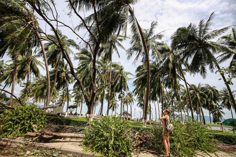 Nha Trang lấy lại nhịp sống thường ngày sau bão - Ảnh 6. Nha Trang lấy lại nhịp sống thường ngày sau bão - Ảnh 6.