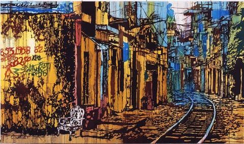 Họa sĩ Nhật triển lãm tranh nhuộm về VN ở bảo tàng Chăm - Ảnh 6. Họa sĩ Nhật triển lãm tranh nhuộm về VN ở bảo tàng Chăm - Ảnh 6.