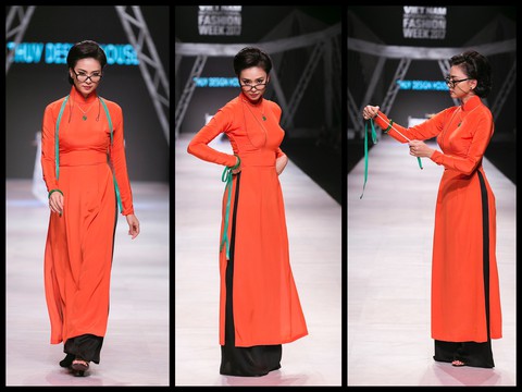 Ngô Thanh Vân đưa thời trang Cô Ba Sài Gòn lên sàn catwalk - Ảnh 2. Ngô Thanh Vân đưa thời trang Cô Ba Sài Gòn lên sàn catwalk - Ảnh 2.