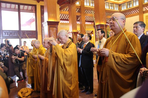 Đại hội Đại biểu Giáo hội Phật giáo Việt Nam TP.HCM lần thứ IX - Ảnh 2. Đại hội Đại biểu Giáo hội Phật giáo Việt Nam TP.HCM lần thứ IX - Ảnh 2.