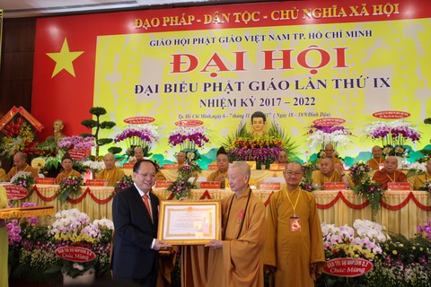 Đại hội Đại biểu Giáo hội Phật giáo Việt Nam TP.HCM lần thứ IX - Ảnh 1. Đại hội Đại biểu Giáo hội Phật giáo Việt Nam TP.HCM lần thứ IX - Ảnh 1.