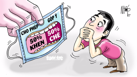 Chê phải có khen - Ảnh 1. Chê phải có khen - Ảnh 1.