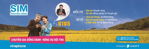 VinaPhone hỗ trợ tối đa nhà nông với Tổng đài Khuyến nông 9195 - Ảnh 1. VinaPhone hỗ trợ tối đa nhà nông với Tổng đài Khuyến nông 9195 - Ảnh 1.