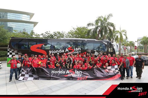Honda Việt Nam tham gia hành trình châu Á Honda Asian Journey 2017 - Ảnh 1. Honda Việt Nam tham gia hành trình châu Á Honda Asian Journey 2017 - Ảnh 1.