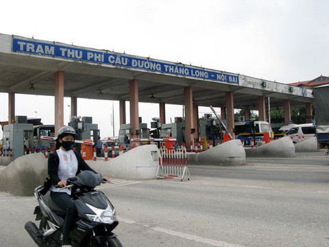 Trạm BOT Bắc Thăng Long - Nội Bài chưa được tăng giá vé - Ảnh 1. Trạm BOT Bắc Thăng Long - Nội Bài chưa được tăng giá vé - Ảnh 1.