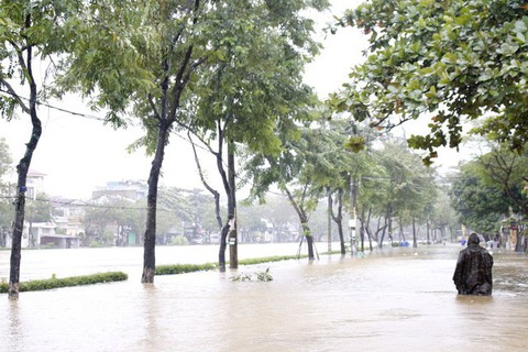 Nhiều khu vực miền Trung chìm trong nước lũ - Ảnh 3. Nhiều khu vực miền Trung chìm trong nước lũ - Ảnh 3.