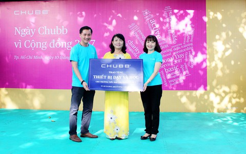 Tập đoàn Chubb tổ chức “Ngày Chubb vì Cộng đồng 2017” - Ảnh 1. Tập đoàn Chubb tổ chức “Ngày Chubb vì Cộng đồng 2017” - Ảnh 1.