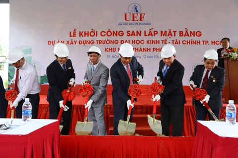 UEF khởi công dự án khu học xá mới tại Nam Sài Gòn - Ảnh 1. UEF khởi công dự án khu học xá mới tại Nam Sài Gòn - Ảnh 1.