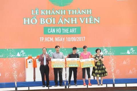 Khánh thành hồ bơi mang tên Ánh Viên - Ảnh 4. Khánh thành hồ bơi mang tên Ánh Viên - Ảnh 4.