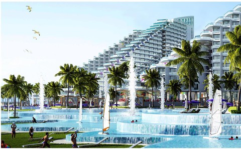 Khám phá bể bơi 3 tầng độc đáo tại Cam Ranh - Ảnh 3. Khám phá bể bơi 3 tầng độc đáo tại Cam Ranh - Ảnh 3.