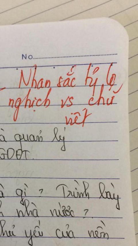 Những lời phê khó đỡ của thầy cô - Ảnh 3. Những lời phê khó đỡ của thầy cô - Ảnh 3.