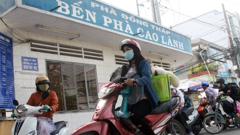 Hợp long Cầu Cao Lãnh nối đôi bờ sông Tiền - Ảnh 8. Hợp long Cầu Cao Lãnh nối đôi bờ sông Tiền - Ảnh 8.