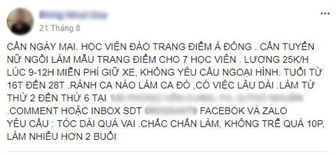 Cạm bẫy từ những quảng cáo tuyển dụng lạ tai - Ảnh 6. Cạm bẫy từ những quảng cáo tuyển dụng lạ tai - Ảnh 6.
