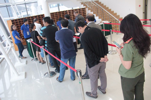 Vào đại bản doanh nơi 3.000 nhà báo tác nghiệp APEC - Ảnh 8. Vào đại bản doanh nơi 3.000 nhà báo tác nghiệp APEC - Ảnh 8.