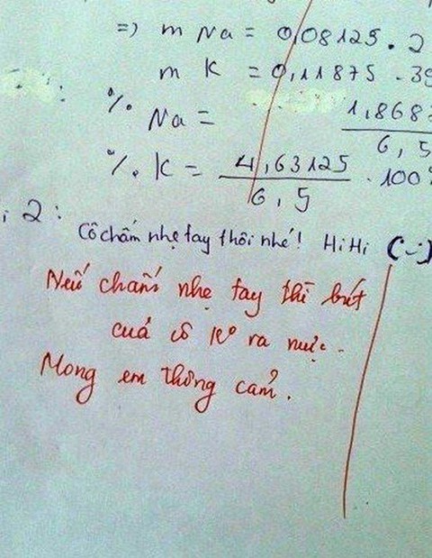 Những lời phê khó đỡ của thầy cô - Ảnh 6. Những lời phê khó đỡ của thầy cô - Ảnh 6.