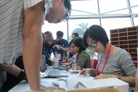 Vào đại bản doanh nơi 3.000 nhà báo tác nghiệp APEC - Ảnh 10. Vào đại bản doanh nơi 3.000 nhà báo tác nghiệp APEC - Ảnh 10.