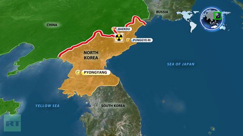 Hầm thử hạt nhân Punggye-ri ở Triều Tiên sập 2 lần, 200 người chết? - Ảnh 1. Hầm thử hạt nhân Punggye-ri ở Triều Tiên sập 2 lần, 200 người chết? - Ảnh 1.