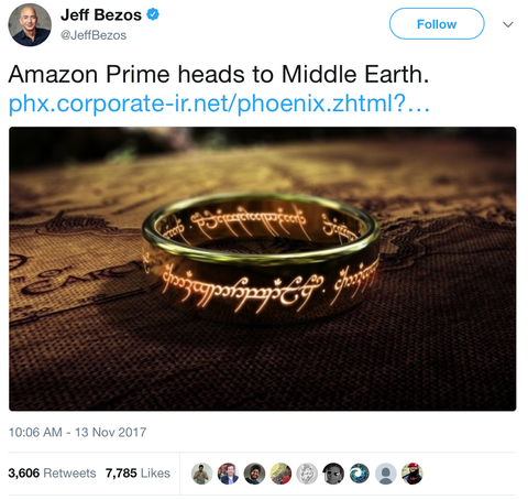 Phiên bản truyền hình của Chúa Nhẫn sẽ do Amazon sản xuất - Ảnh 3. Phiên bản truyền hình của Chúa Nhẫn sẽ do Amazon sản xuất - Ảnh 3.
