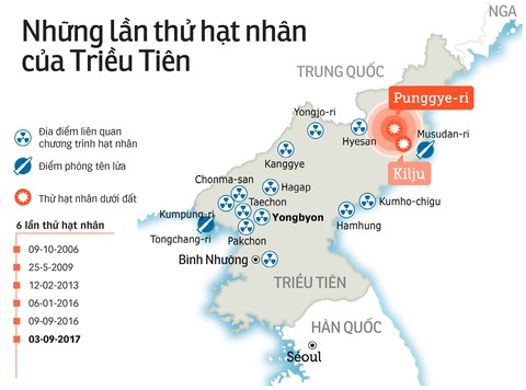 Triều Tiên thử hạt nhân nhằm buộc ông Trump đối thoại? - Ảnh 3. Triều Tiên thử hạt nhân nhằm buộc ông Trump đối thoại? - Ảnh 3.