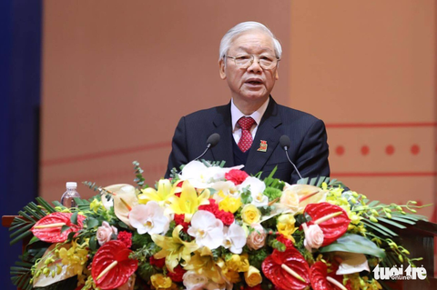 Tổng bí thư Nguyễn Phú Trọng: ‘Tránh nhạt Đảng, khô Đoàn’ - Ảnh 1. Tổng bí thư Nguyễn Phú Trọng: ‘Tránh nhạt Đảng, khô Đoàn’ - Ảnh 1.