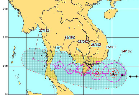 Bão Tembin đang đi lệch xuống phía Nam - Ảnh 5. Bão Tembin đang đi lệch xuống phía Nam - Ảnh 5.