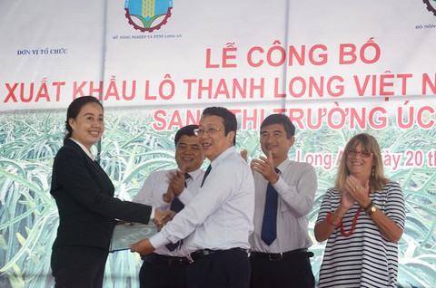 Sau 9 năm đàm phán, thanh long Việt Nam lần đầu sang Úc - Ảnh 1. Sau 9 năm đàm phán, thanh long Việt Nam lần đầu sang Úc - Ảnh 1.