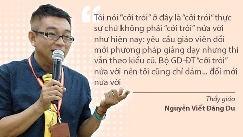 Không thể hô hào mãi nhà giáo phải hi sinh - Ảnh 1. Không thể hô hào mãi nhà giáo phải hi sinh - Ảnh 1.