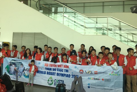 Việt Nam dự chung kết thế giới Robot Olympiad 2017 - Ảnh 1. Việt Nam dự chung kết thế giới Robot Olympiad 2017 - Ảnh 1.