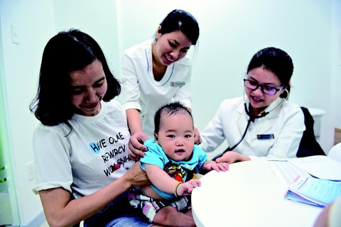 Khai trương trung tâm tiêm chủng 5 sao đầu tiên tại TP.HCM - Ảnh 1. Khai trương trung tâm tiêm chủng 5 sao đầu tiên tại TP.HCM - Ảnh 1.