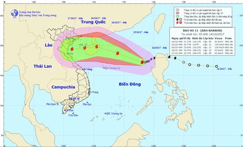 Bão số 11 có khả năng mạnh lên - Ảnh 1. Bão số 11 có khả năng mạnh lên - Ảnh 1.