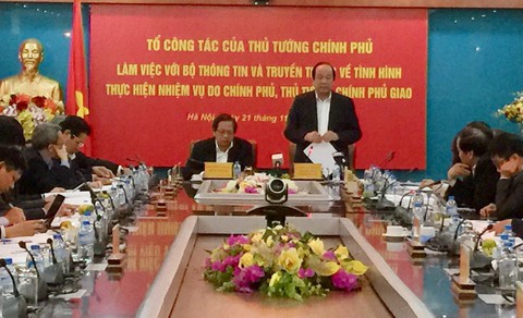Thúc Bộ Thông tin - truyền thông trình quy hoạch báo chí - Ảnh 1. Thúc Bộ Thông tin - truyền thông trình quy hoạch báo chí - Ảnh 1.