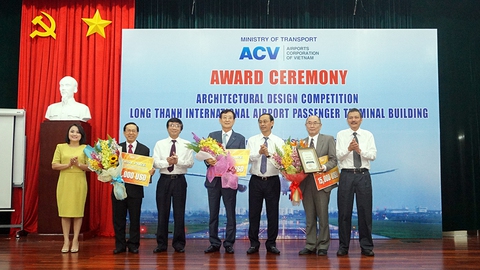 Trao 3 đồng giải nhất thiết kế nhà ga sân bay Long Thành - Ảnh 1. Trao 3 đồng giải nhất thiết kế nhà ga sân bay Long Thành - Ảnh 1.