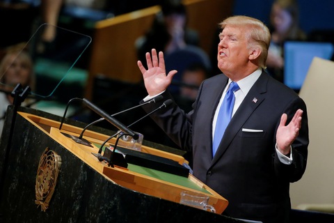 Triều Tiên đáp trả phát biểu mạnh miệng của ông Trump - Ảnh 1. Triều Tiên đáp trả phát biểu mạnh miệng của ông Trump - Ảnh 1.