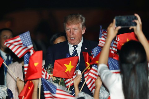 Sáng nay, đón chính thức Tổng thống Trump tại Phủ Chủ tịch - Ảnh 4. Sáng nay, đón chính thức Tổng thống Trump tại Phủ Chủ tịch - Ảnh 4.