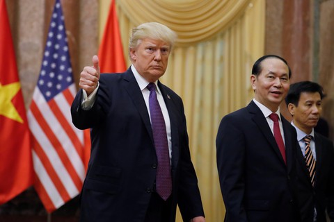 Tổng thống Donald Trump: Việt - Mỹ đến với nhau vì mục tiêu chung - Ảnh 1. Tổng thống Donald Trump: Việt - Mỹ đến với nhau vì mục tiêu chung - Ảnh 1.