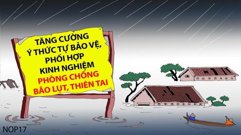 Khi người dân không coi thường bão dữ! - Ảnh 1. Khi người dân không coi thường bão dữ! - Ảnh 1.