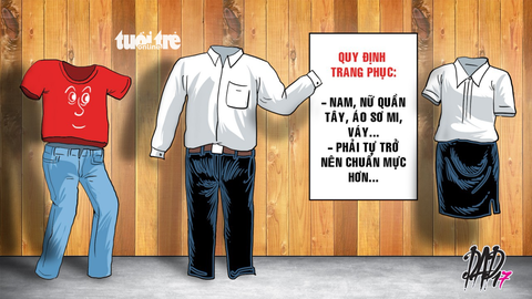 Công chức quần jean áo thun, không cần ai nhắc? - Ảnh 1. Công chức quần jean áo thun, không cần ai nhắc? - Ảnh 1.
