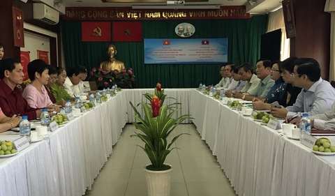 Tuyên huấn Lào trao đổi kinh nghiệm với Tuyên giáo Thành ủy TP.HCM - Ảnh 1. Tuyên huấn Lào trao đổi kinh nghiệm với Tuyên giáo Thành ủy TP.HCM - Ảnh 1.
