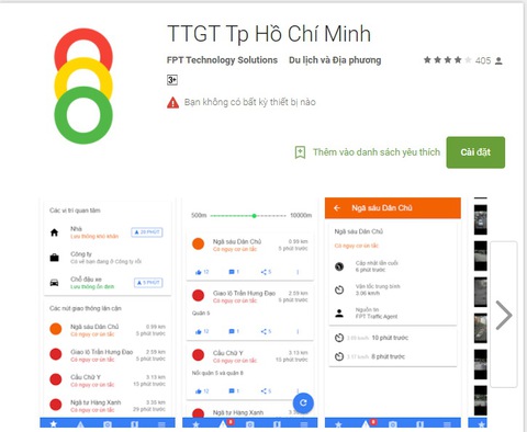 Ứng dụng giao thông TP.HCM trên điện thoại bổ sung nhiều tính năng - Ảnh 1. Ứng dụng giao thông TP.HCM trên điện thoại bổ sung nhiều tính năng - Ảnh 1.